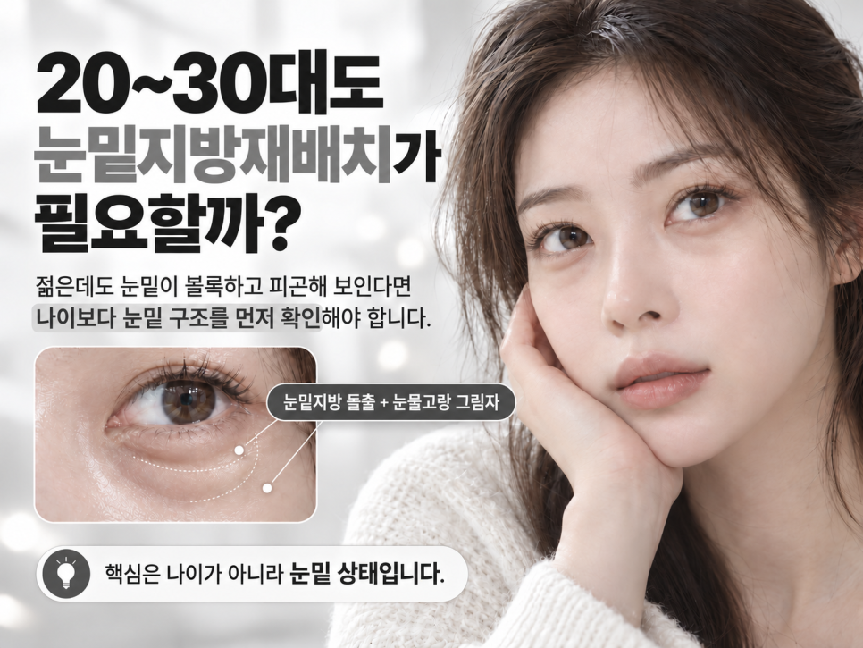 20대~30대 눈밑지방재배치 필요한 경우. 관련 이미지 1