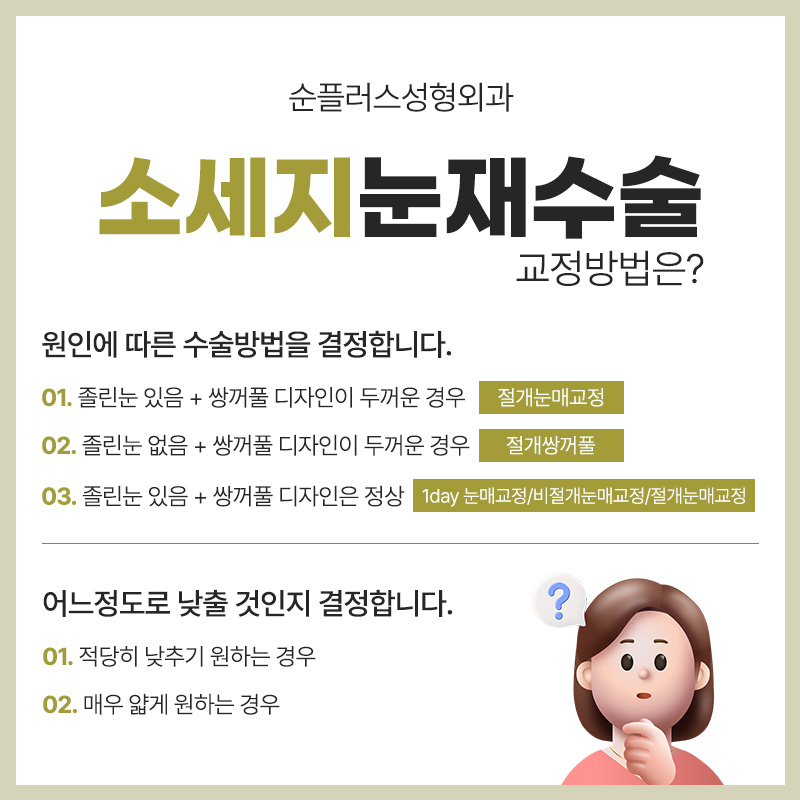 소세지눈재수술 원인 파악하고 그에맞는 플랜으로 관련 이미지 4