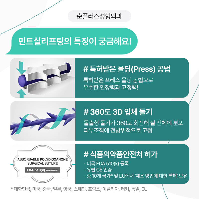 늘어진 턱라인 정리를 위한 민트리프팅 [실리프팅] 관련 이미지 3