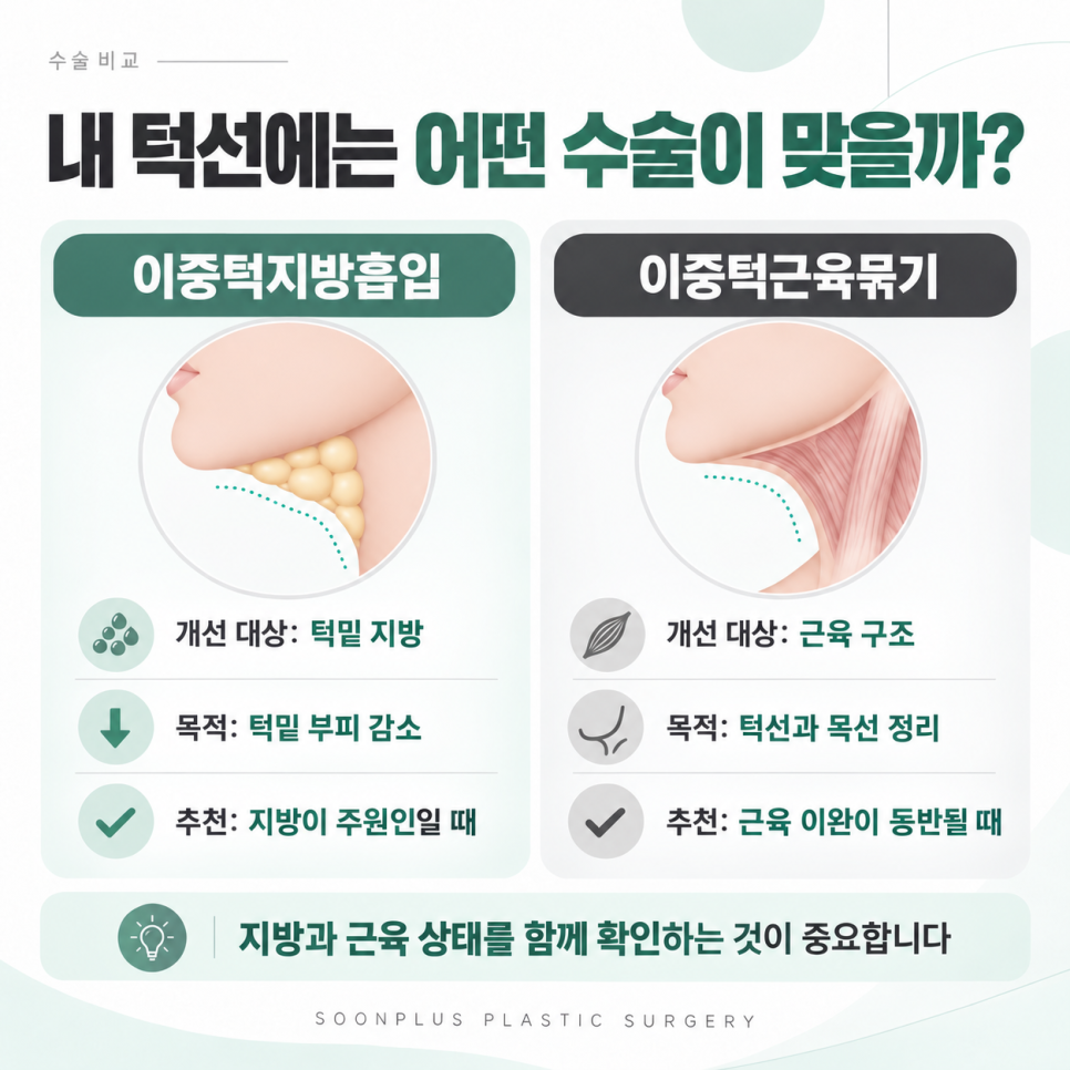 이중턱지방흡입과 이중턱근육묶기, 내 얼굴에 맞는 수술은? 관련 이미지 6