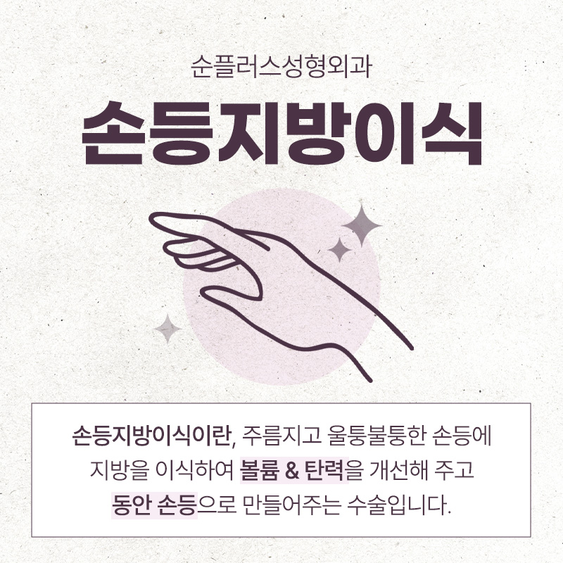 울퉁불퉁했던 손등 손지방이식 후 매끄럽게 관련 이미지 2