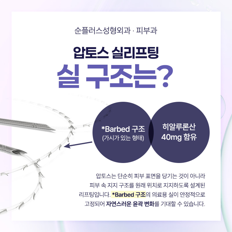 Aptos Thread Lifting with Hyaluronic Acid Coating: Booster Effect and Lifting Effect for Aging and Post-Contour Sagging at the Same Time image 3