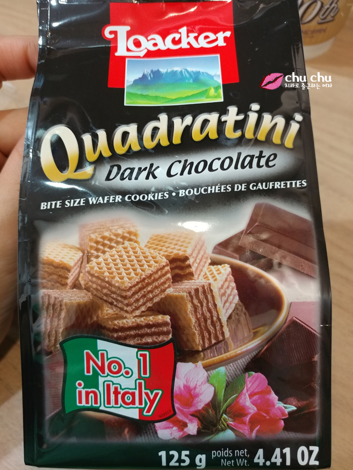 로아커(Loacker) 웨하스 - 콰드라티니 다크초콜렛 (한입크기) 관련 이미지 2