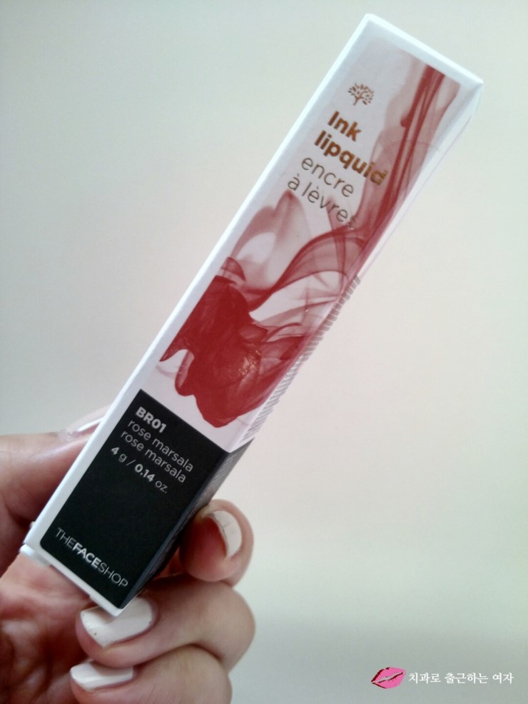 더페이스샵 잉크 립퀴드 BR01 로즈 마르살라, 자연스러운 립컬러 ♪ 관련 이미지 1