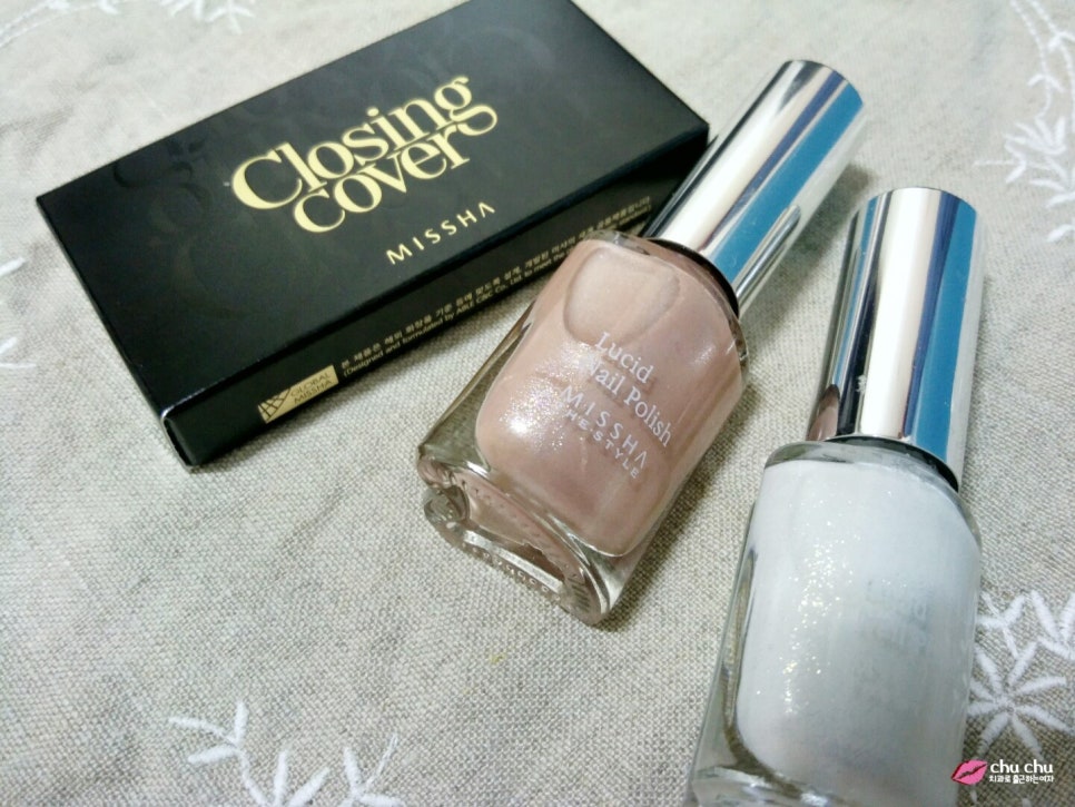 웨딩 네일 추천, 미샤 네일 (new 루시드 네일 폴리쉬 - 웨딩데이+웨딩레이스 ) 관련 이미지 4