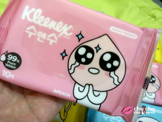크리넥스 카카오 프렌즈 물티슈, 넘 귀여워요! 관련 이미지 7