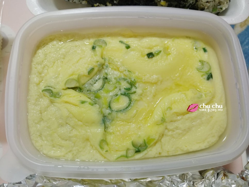 평창동계올림픽 개막식 보면서 먹은 야식 - 닭똥집튀김 + 주먹밥 + 계란찜 관련 이미지 4