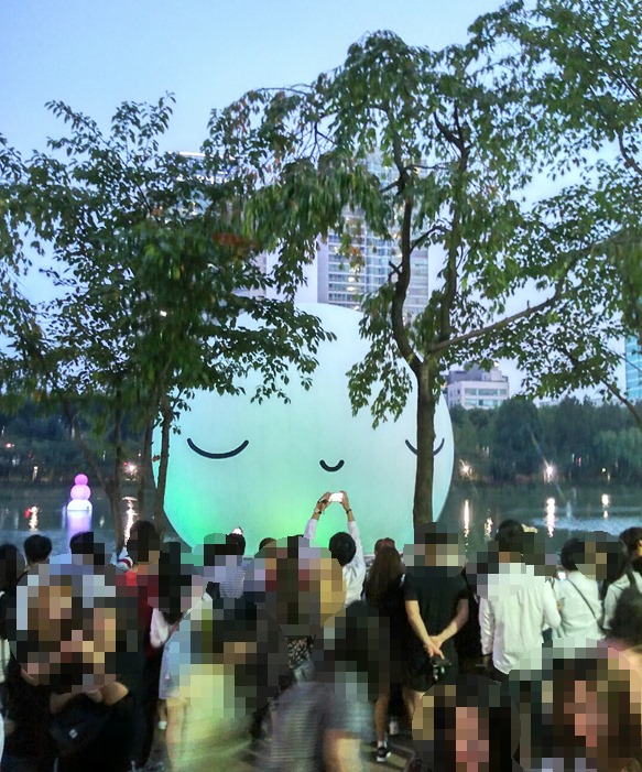 석촌호수 <슈퍼문 프로젝트> 보고 왔어요 관련 이미지 2