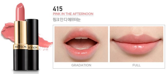 가을립스틱추천, 레브론 립스틱 (슈퍼 러스트러스 415호-Pink In The Afternoon) 관련 이미지 10
