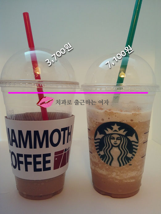 스타벅스 허니 크런치 캬라멜 프라푸치노 벤티 + 화이트 초콜렛 모카 프라푸치노 벤티 관련 이미지 5