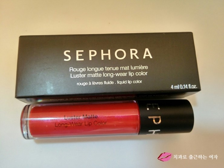 [립글로즈] 세포라(SEPHORA) 립 컬러, 피빨강 가능ㅎ (LISTER MATTE LIP COLOR Scarlet) 관련 이미지 7