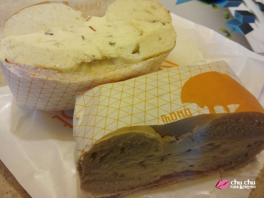 모노치즈 크림치즈홀 베이글, 허니월넛 맛, 꿀맛 &hearts; 관련 이미지 10