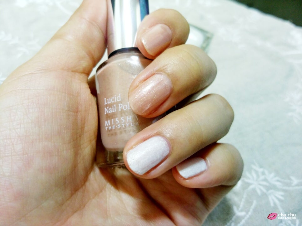 웨딩 네일 추천, 미샤 네일 (new 루시드 네일 폴리쉬 - 웨딩데이+웨딩레이스 ) 관련 이미지 9