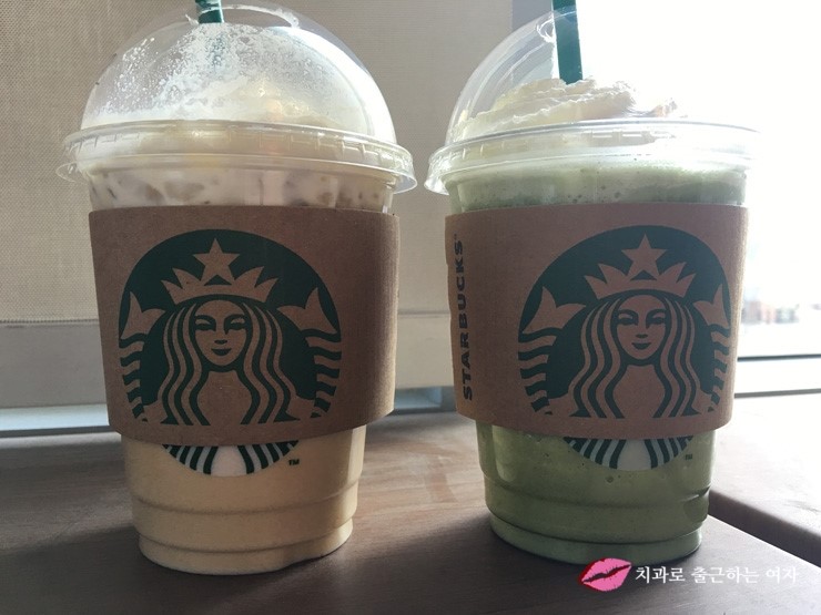 김진욱 원장님께서 사주신 점심 디저트, 스타벅스 그린티프라푸치노 ★ 관련 이미지 1