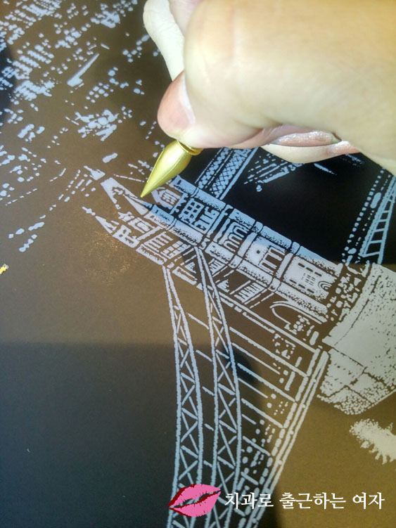 나의 힐링 취미&이색취미, 라고디자인의 { 스크래치 나이트뷰 런던} 관련 이미지 4