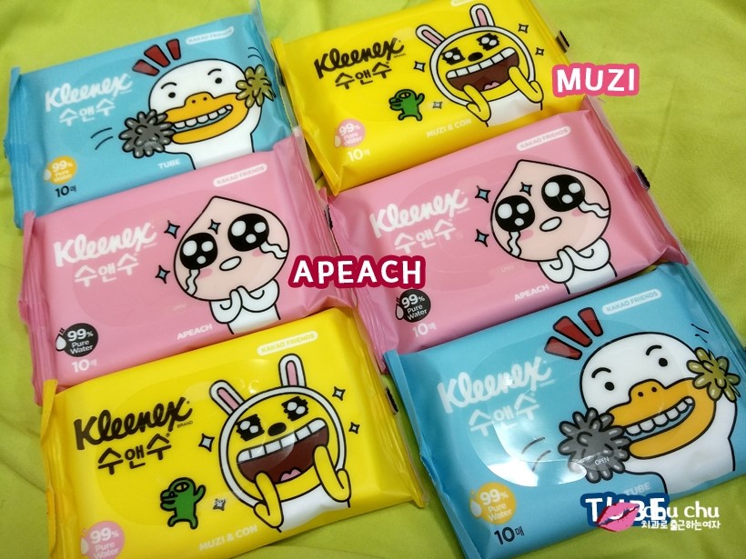 크리넥스 카카오 프렌즈 물티슈, 넘 귀여워요! 관련 이미지 3