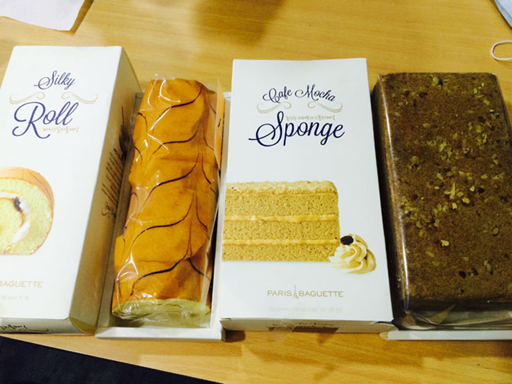 맛있는 파리바게트 롤케익 & 스폰지케익 선물 받았어용 ♡ 관련 이미지 2