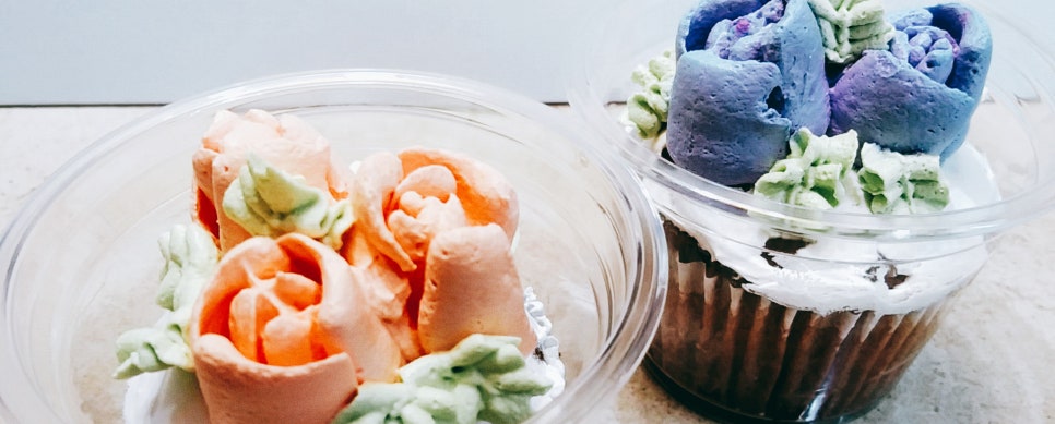 예쁜 디저트, 너무 예쁜 플라워 컵케이크 &hearts; 관련 이미지 1