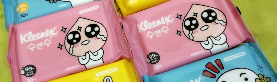 크리넥스 카카오 프렌즈 물티슈, 넘 귀여워요! 관련 이미지 1