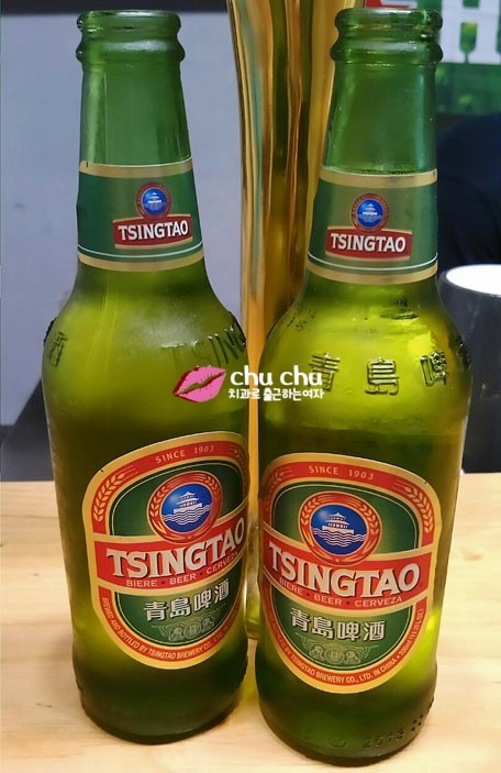 홍대 신주 양꼬치 + 꿔바로우 + 칭따오맥주 ♡ 관련 이미지 2