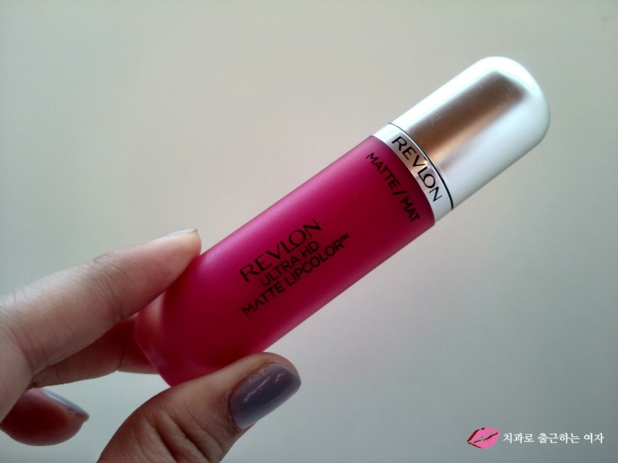 선명한 컬러 넘 예쁜, 레브론 울트라 HD 매트 립컬러 (605 Obsession) 관련 이미지 2