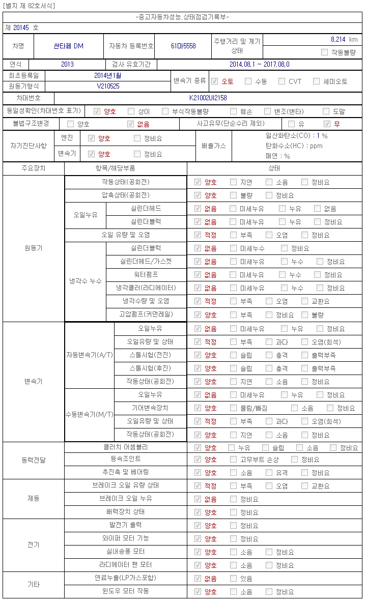 싼타페 중고차가격 및 시세를 한눈에! 현대 싼타페DM - e-VGT 2.2 4WD 프리미엄 관련 이미지 19