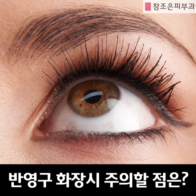 자연눈썹, 아이라인 반영구화장시 주의할점 - 영등포 당산역 참조은피부과 관련 이미지 1