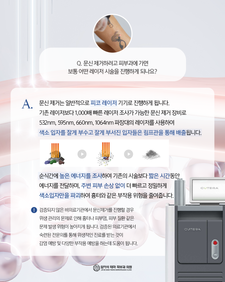 신사역피부과추천, 유행지난 반영구&middot;문신제거 방법은? 관련 이미지 5