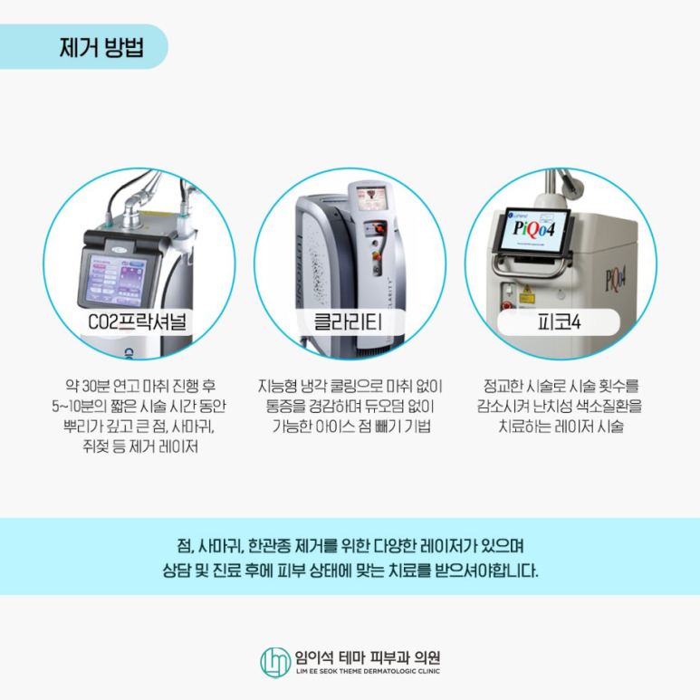 얼굴에 생기는 점, 사마귀, 한관종 치료방법 관련 이미지 6