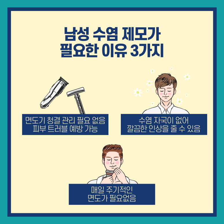 임이석피부과 남성 수염 제모, 레이저가 효과적인 이유 관련 이미지 3