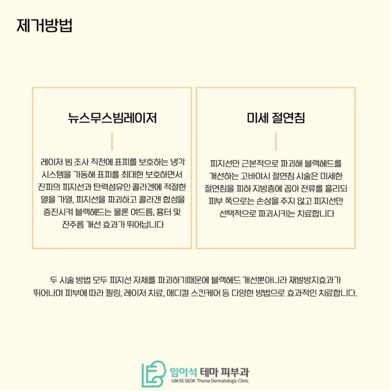 임이석테마피부과에서 알려드리는 블랙헤드와 화이트헤드 관리법 관련 이미지 5