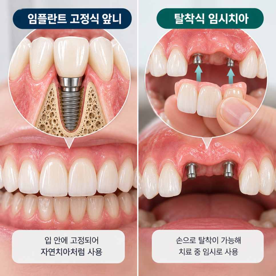압구정로데오치과 앞니 임플란트 임시치아 종류, 기간, 뼈이식 총정리 관련 이미지 5