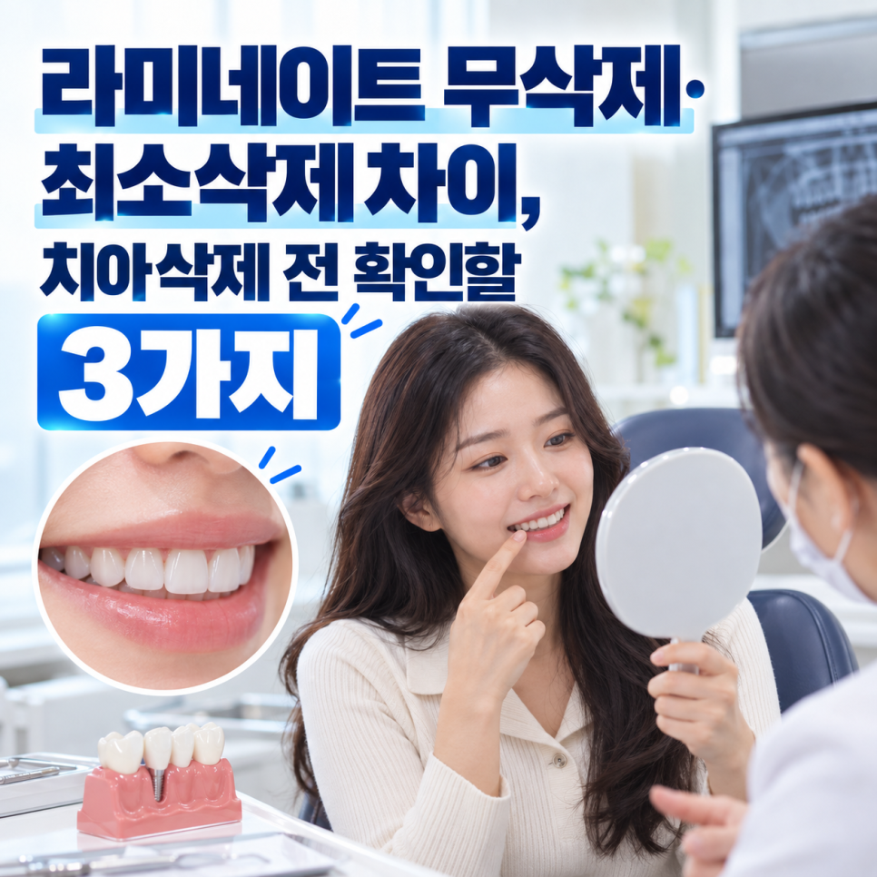 압구정라미네이트 무삭제·최소삭제 차이, 치아삭제 전 확인할 3가지 (가격·비용) 관련 이미지 3