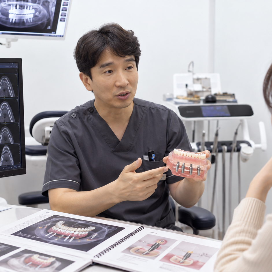 풀아치임플란트 가격 비교, 4개 식립과 한 악궁 견적의 차이 관련 이미지 6