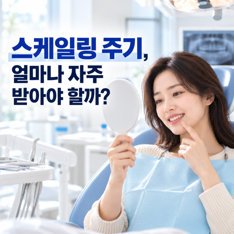 스케일링 주기, 얼마나 자주 받아야 할까? 관련 이미지 1