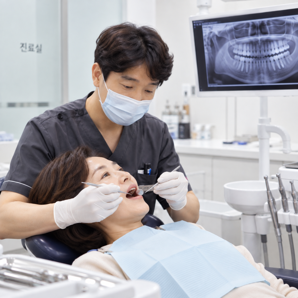 전체 임플란트, 임시치아 당일 장착이 가능한 조건과 치료 과정 관련 이미지 8