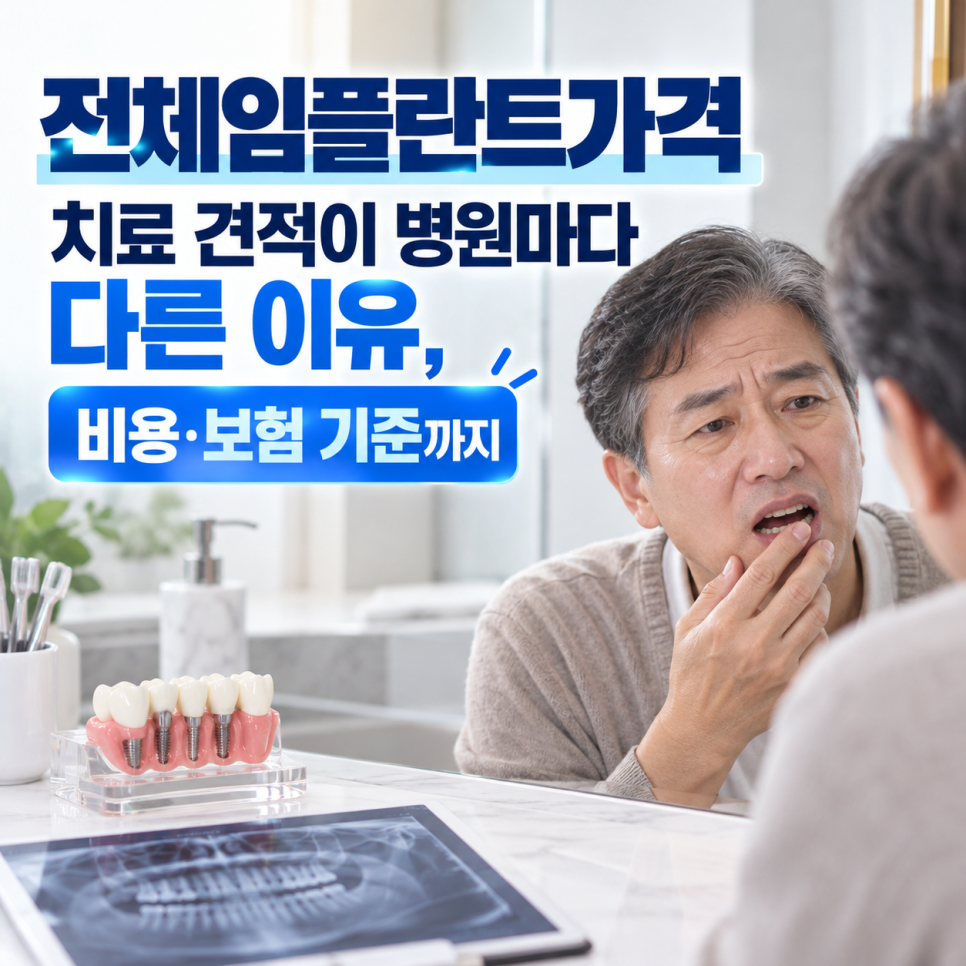 전체임플란트가격 치료 견적이 병원마다 다른 이유, 비용·보험 기준까지 관련 이미지 3