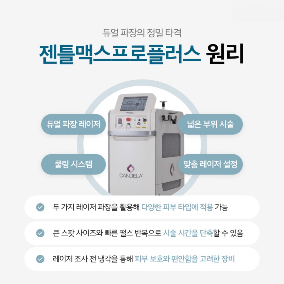 강남역 젠틀맥스프로플러스 레이저 제모, 통증이 고민이라면 관련 이미지 3