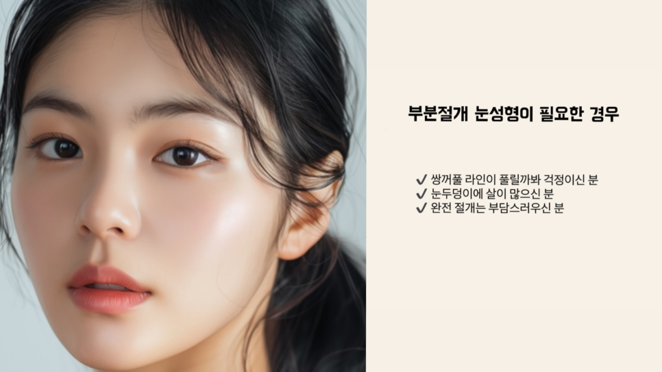 쌍꺼풀 수술 종류 비절개 vs 절개 vs 부분 절개 관련 이미지 7