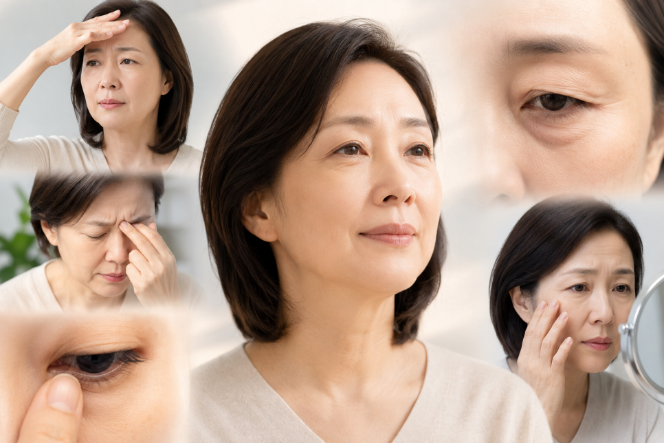 중년눈수술 필요한 시기? 눈꺼풀처짐 증상과 개선 방법 ㅣ 바바성형외과 중년눈수술 관련 이미지 3