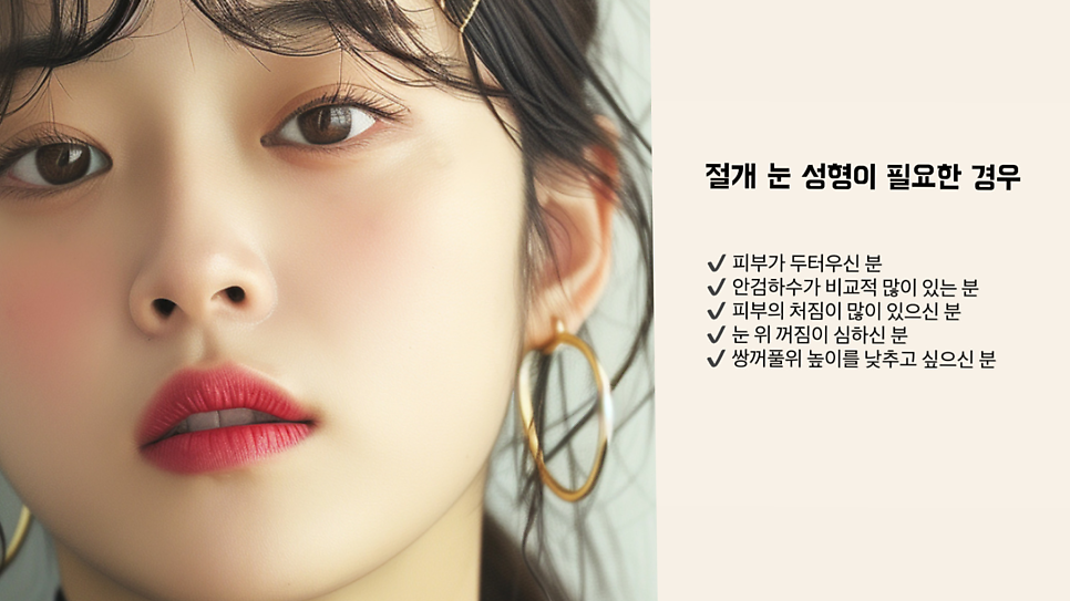 쌍꺼풀 수술 종류 비절개 vs 절개 vs 부분 절개 관련 이미지 3