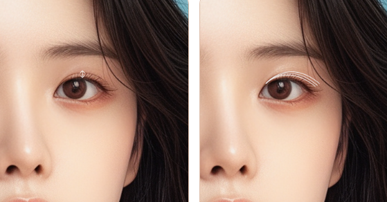 쌍꺼풀 수술만으로 충분할까? 눈 트임이 필요한 경우 관련 이미지 2