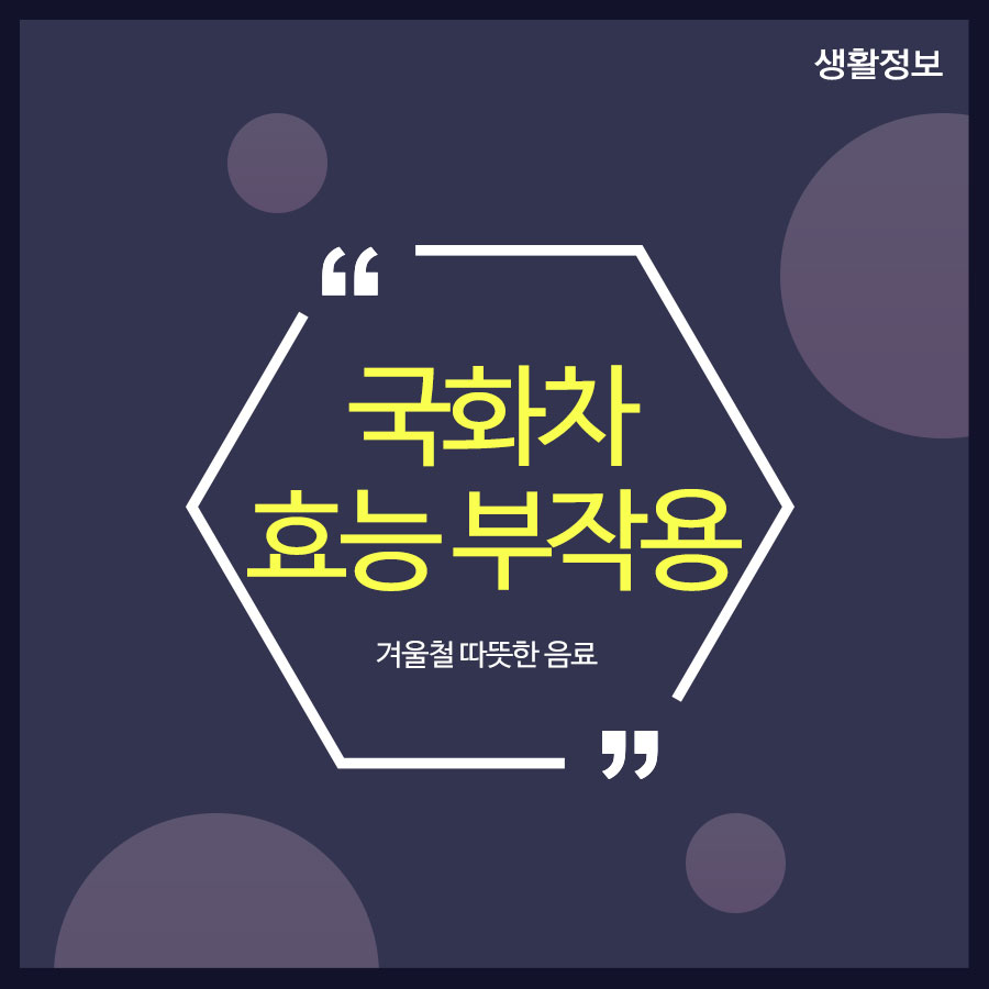 국화차 효능 부작용 겨울철 따뜻한 음료 관련 이미지 1