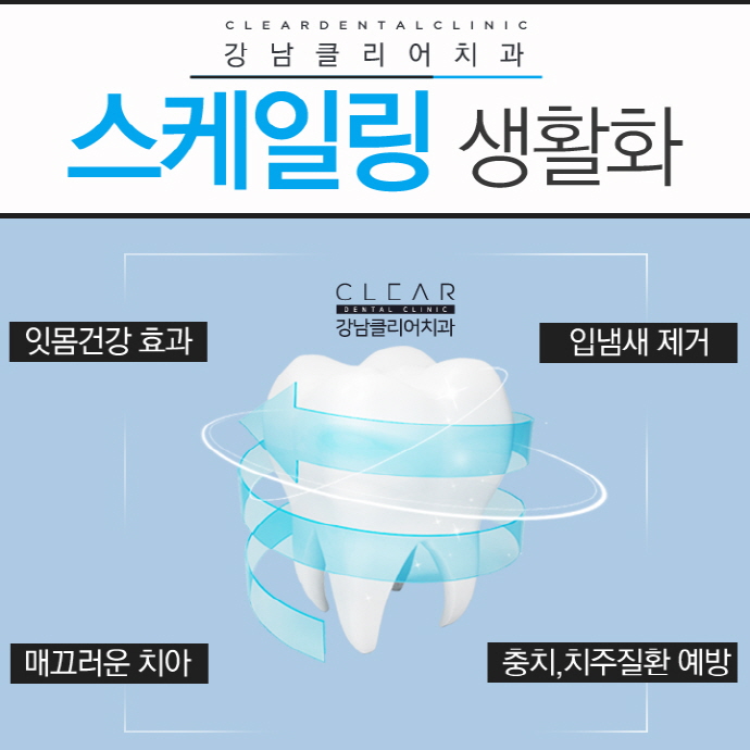굿스케일링 강남클리어치과 치과 스케일링 보험과 비용 관련 이미지 11