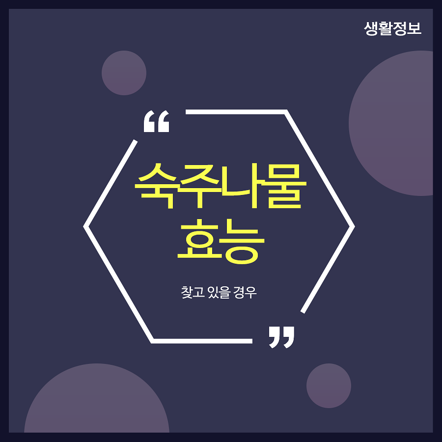 숙주나물효능 찾고 있을 경우 관련 이미지 1