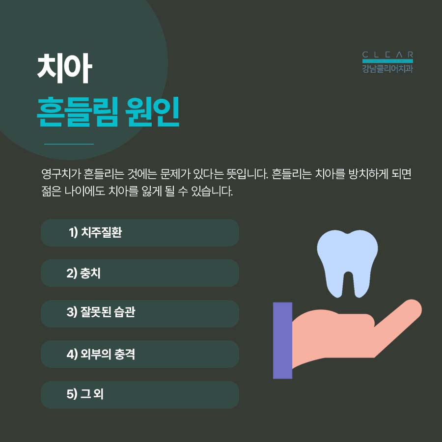 클리어치과 치아 흔들림 원인 치료방법 알려드려요 관련 이미지 2