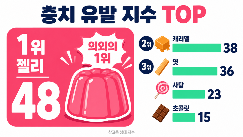 충치 잘 생기는 음식, 사탕보다 젤리가 위험하다? 관련 이미지 6
