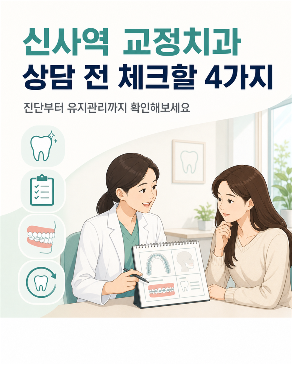 Orthodontic Dentist Near Sinsa Station: Be Sure to Check This Before Treatment image 1