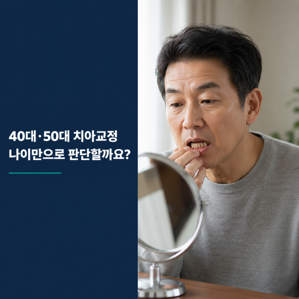 신사역치과, 40대&middot;50대 치아교정 정말 늦은 걸까요? 관련 이미지 2