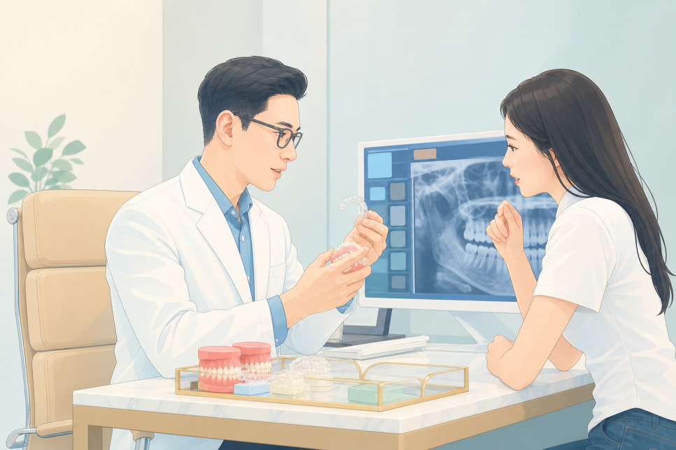 How Long Does Non-Extraction Invisalign Treatment Take for an Office Worker in Their 30s? image 8